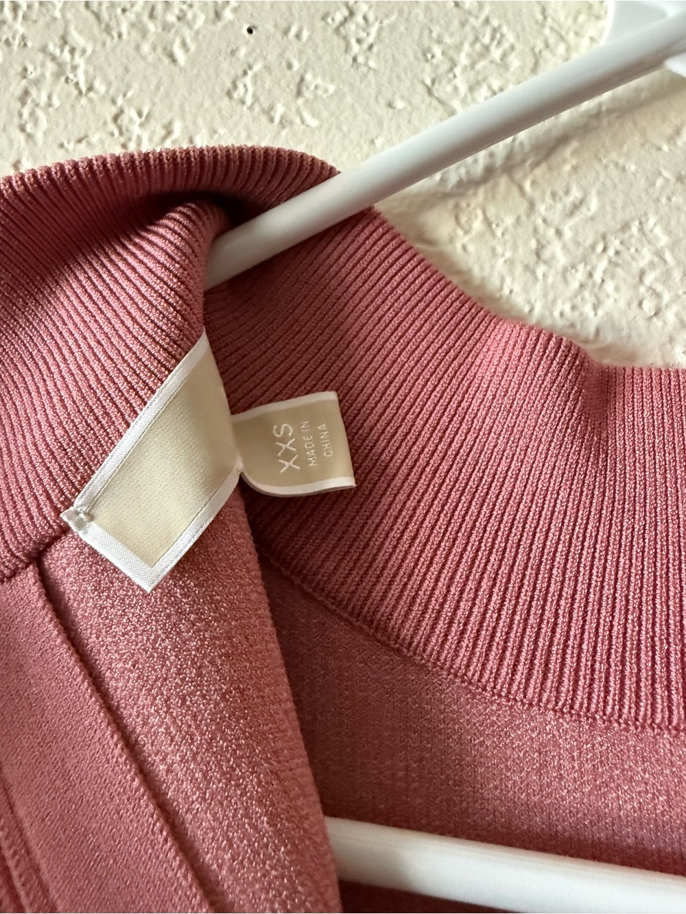 Michael Kors Rose Pink Knit Mock-Neck Mini Dress NWOT - Picture 5 of 7